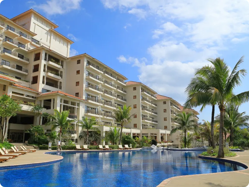 各種リゾートホテルの利用のイメージ図